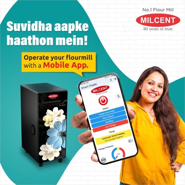 Premium Home Atta Chakki – Fully Automatic & Durable